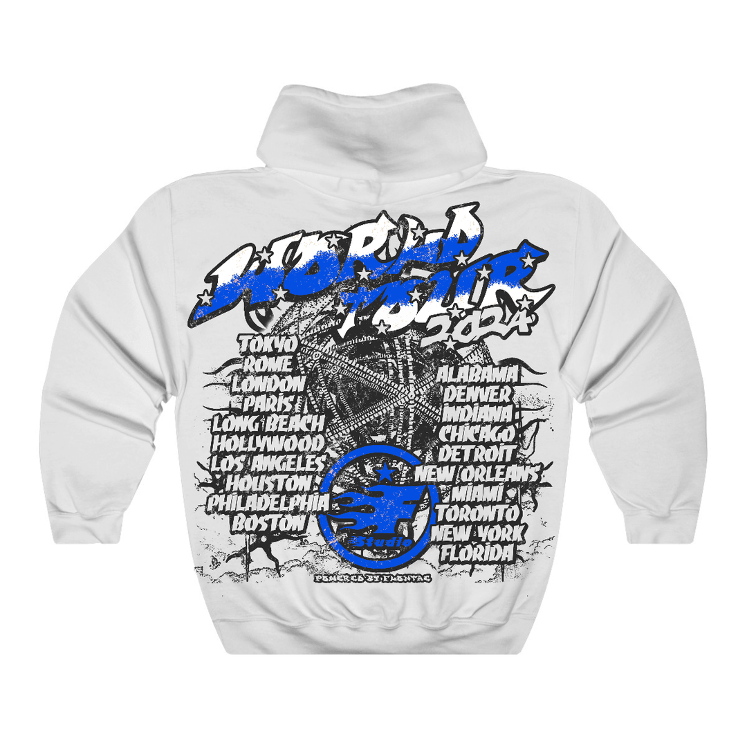 Blueberry 12s Flontae Hoodie No Victory Graphic