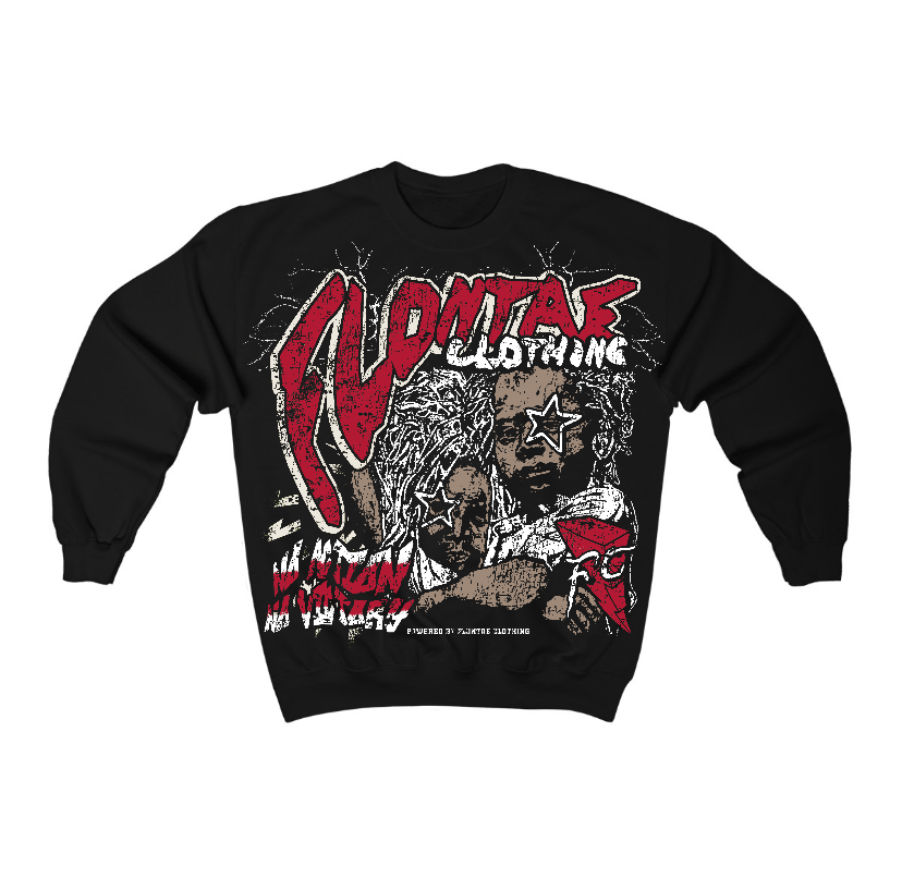 Black Toe Reimagined 1s Flontae Crewneck Sweatshirt No Action Graphic