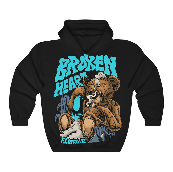 Gamma Blue 11s Flontae Hoodie Broken Heart Graphic