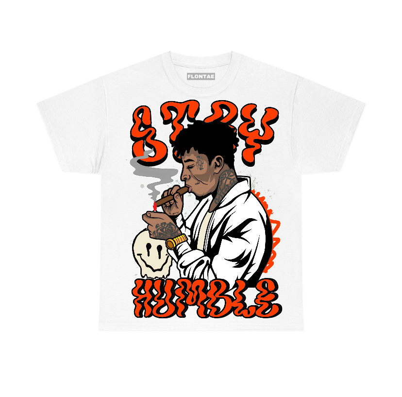 Georgia Peach 3s Flontae T-Shirt Stay Humble Graphic