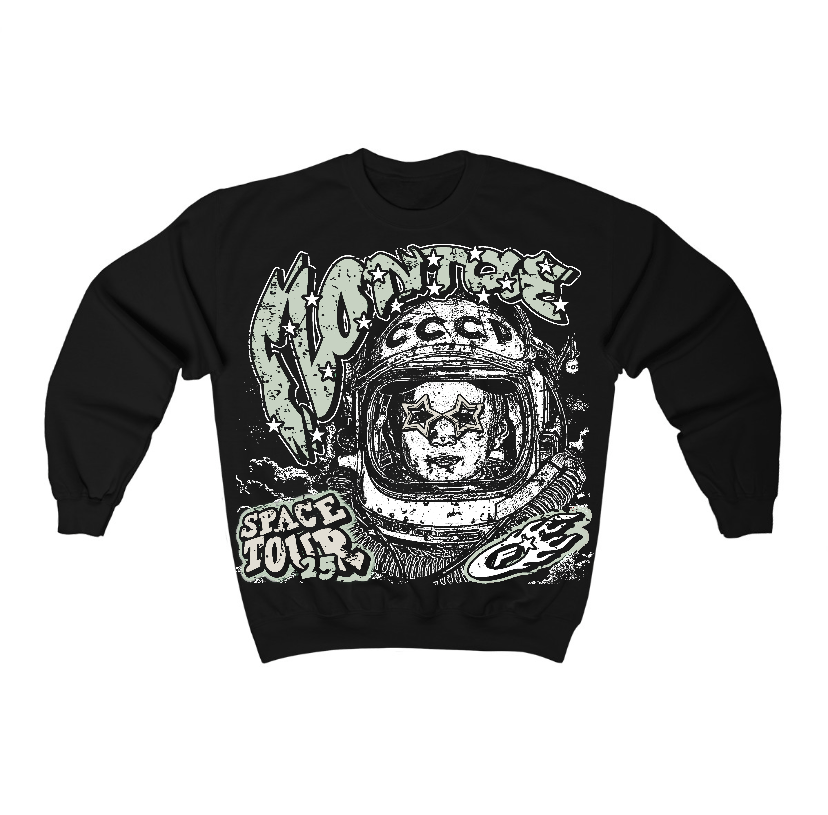 Seafoam 4s Flontae Crewneck Sweatshirt Get Around Graphic
