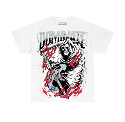 Black Metallic Reimagined 5s Flontae T-Shirt Dominate Graphic