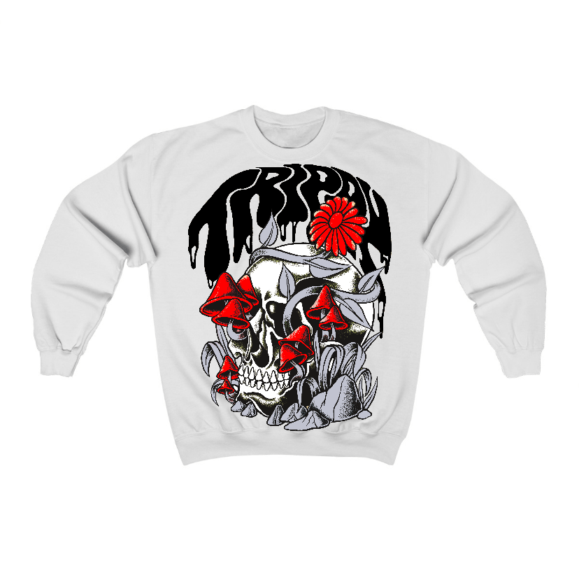 Black Cement 3s Flontae Sweatshirt Trippin Graphic