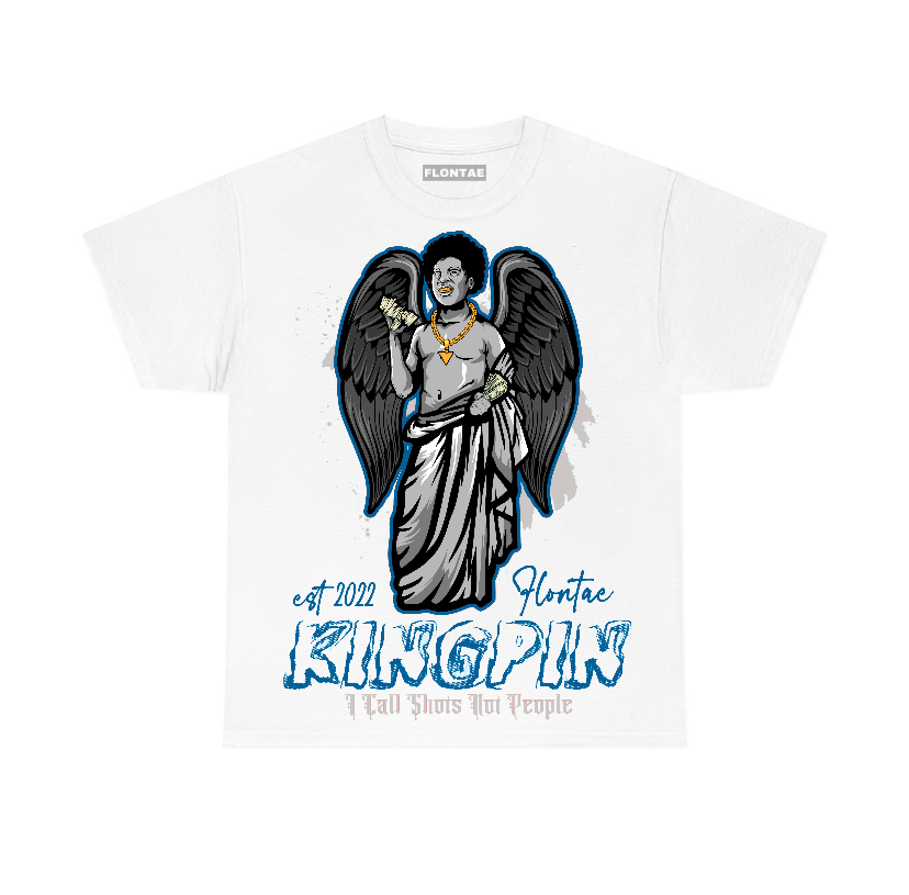 Military Blue 4s Flontae T-Shirt Making Moves Graphic