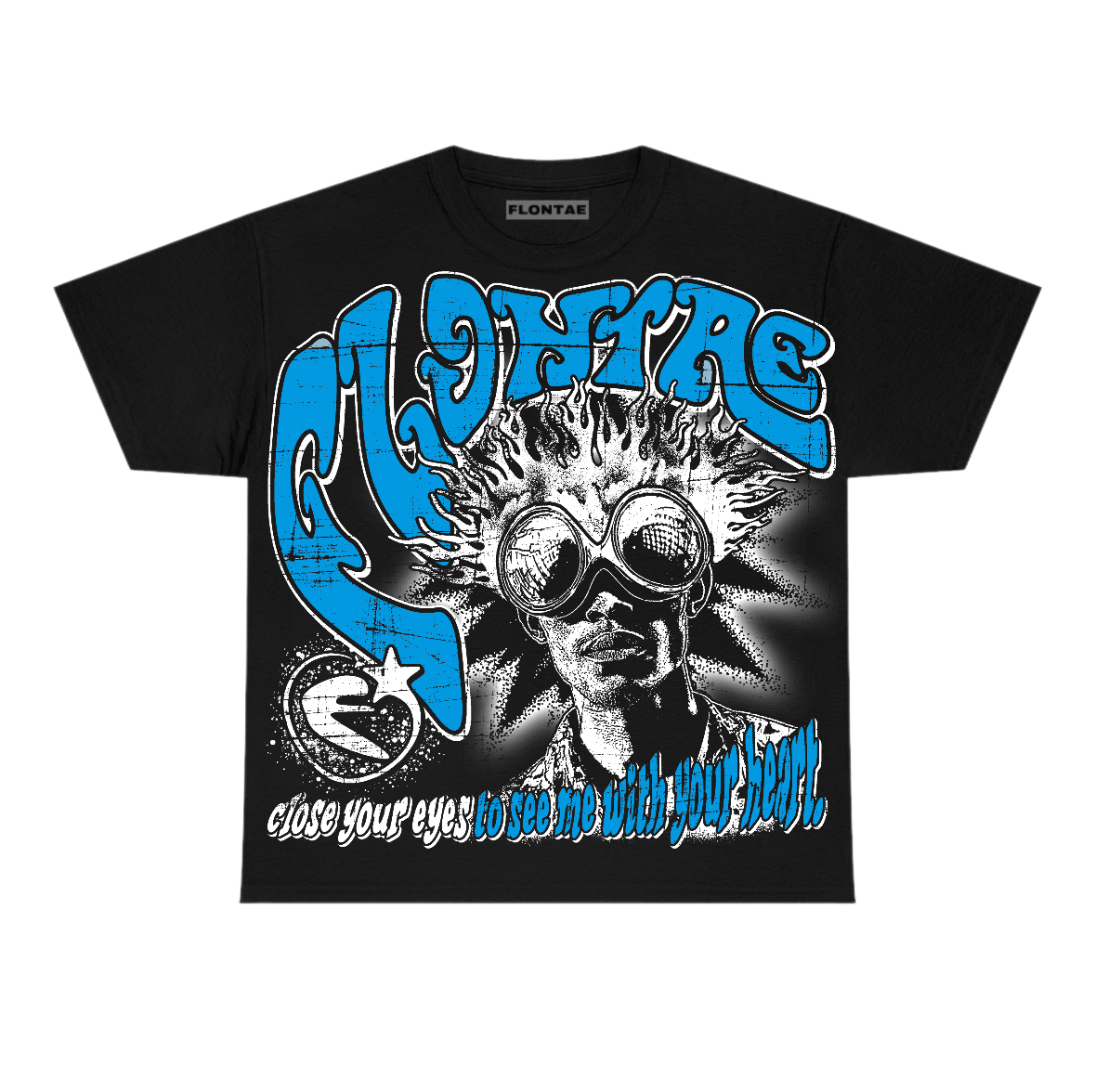 University Blue Reimagined 1s Flontae T-Shirt Dreaming Graphic