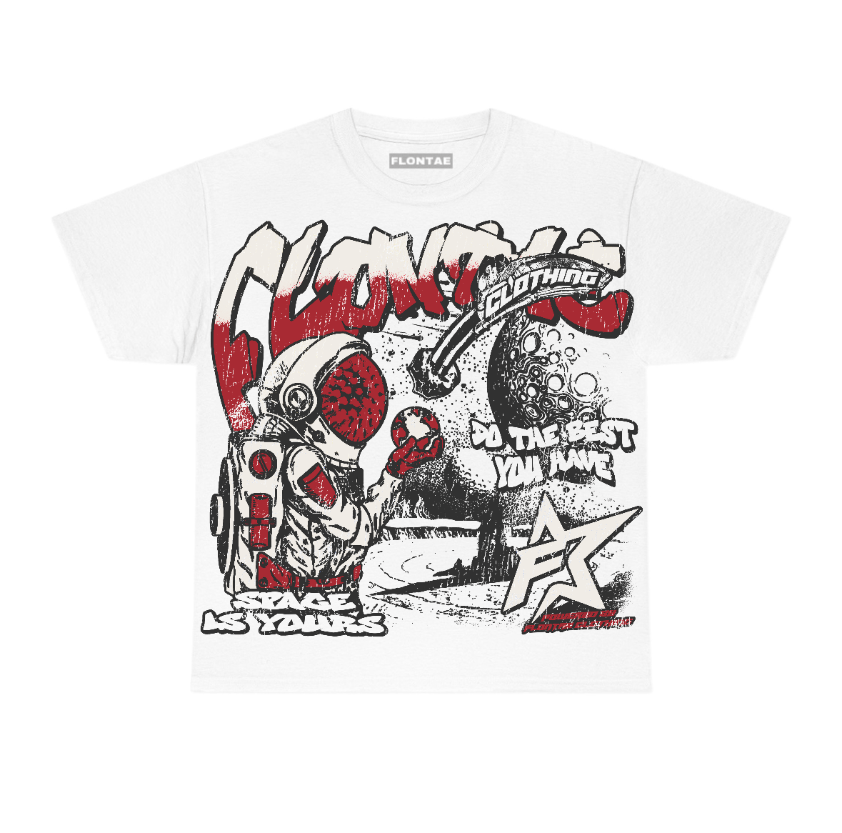 Valentine's Day 4s Flontae T-Shirt Space Is Yours Graphic
