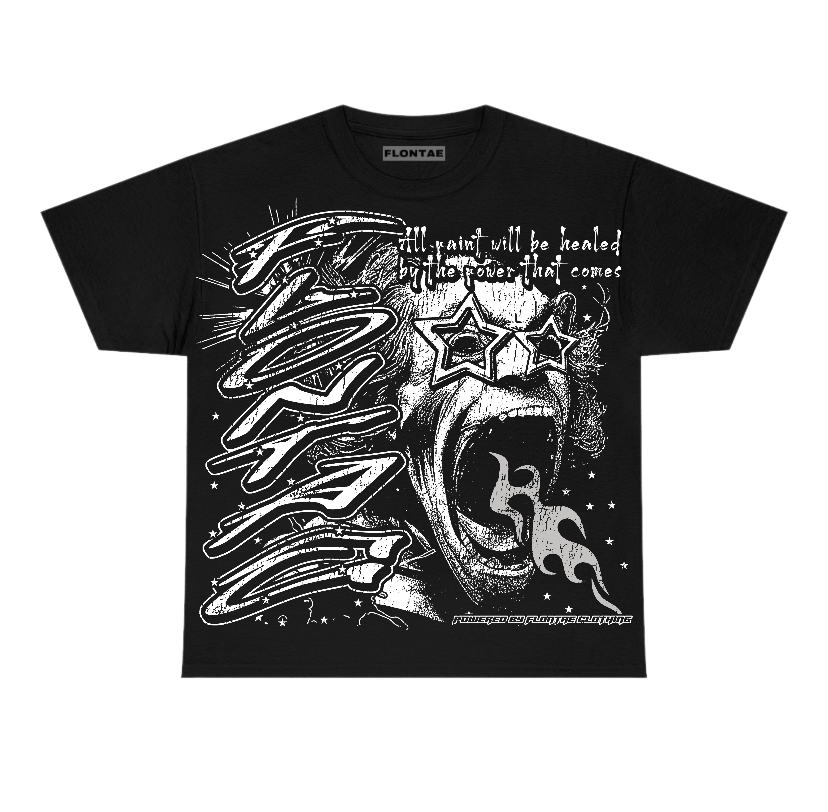 85 Metallic Black 1s Low Flontae T-Shirt Wonder Graphic