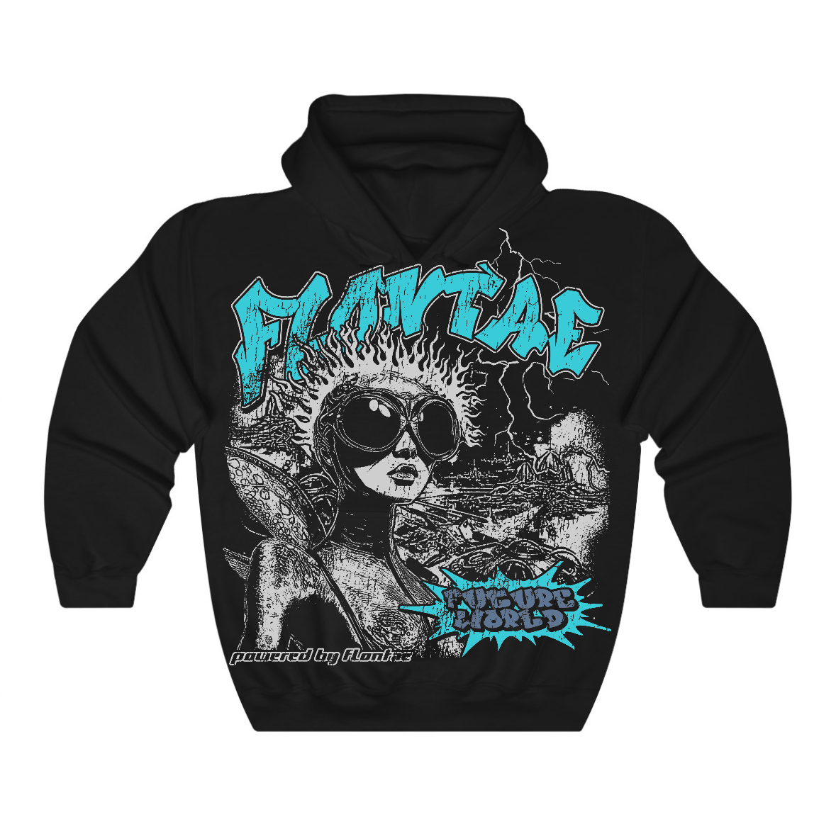 Gamma Blue 11s Flontae Hoodie Ahead Graphic