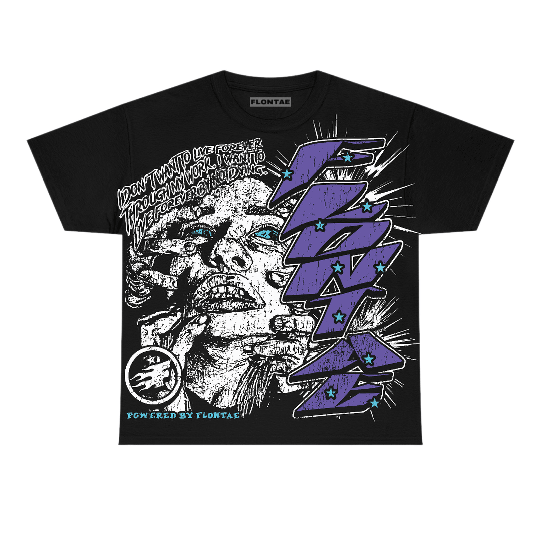 Aqua 8s Flontae T-Shirt Forever Graphic