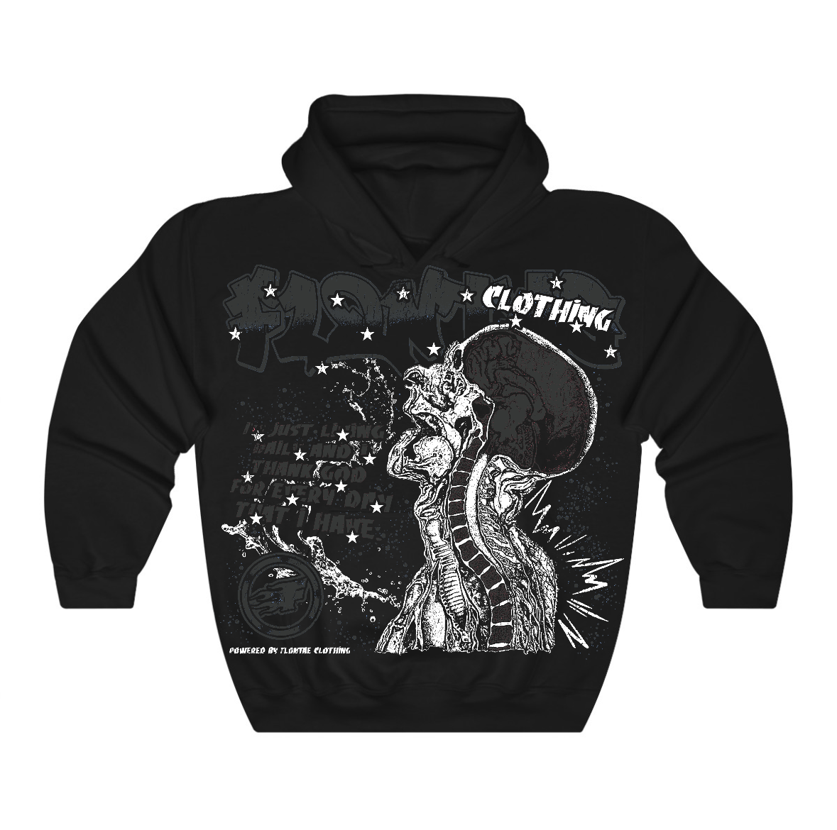 Black Cat 4s Flontae Hoodie Not Losing Graphic