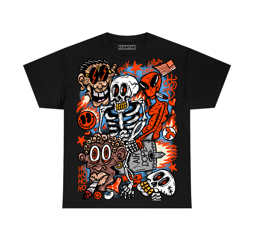Georgia Peach 3s Flontae T-Shirt Friends Graphic