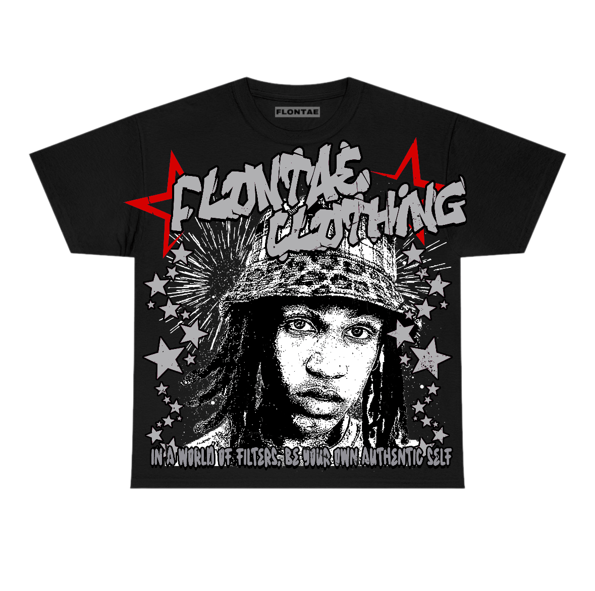 White Cement 4s Flontae T-Shirt Be Yourself Graphic