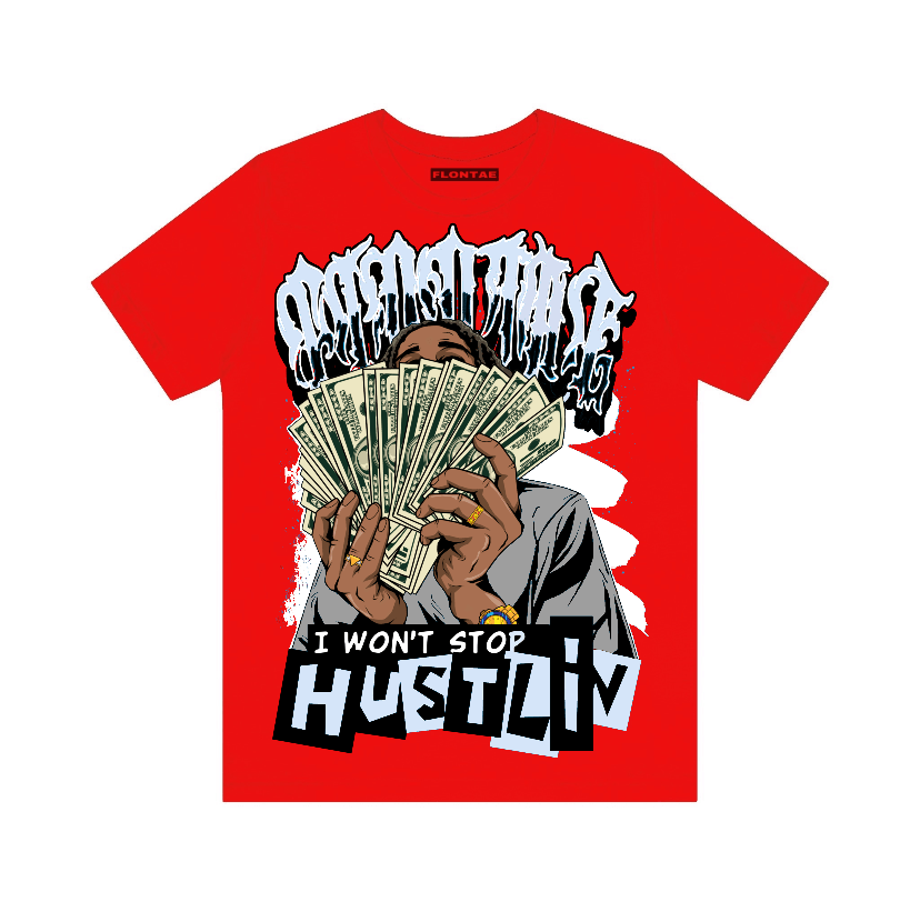 Cherry 11s Flontae T-Shirt Hustlin Graphic