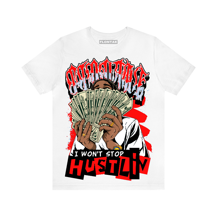 Cherry 11s Flontae T-Shirt Hustlin Graphic