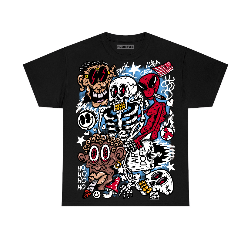 Red Taxi 12s Flontae T-Shirt Friends Graphic