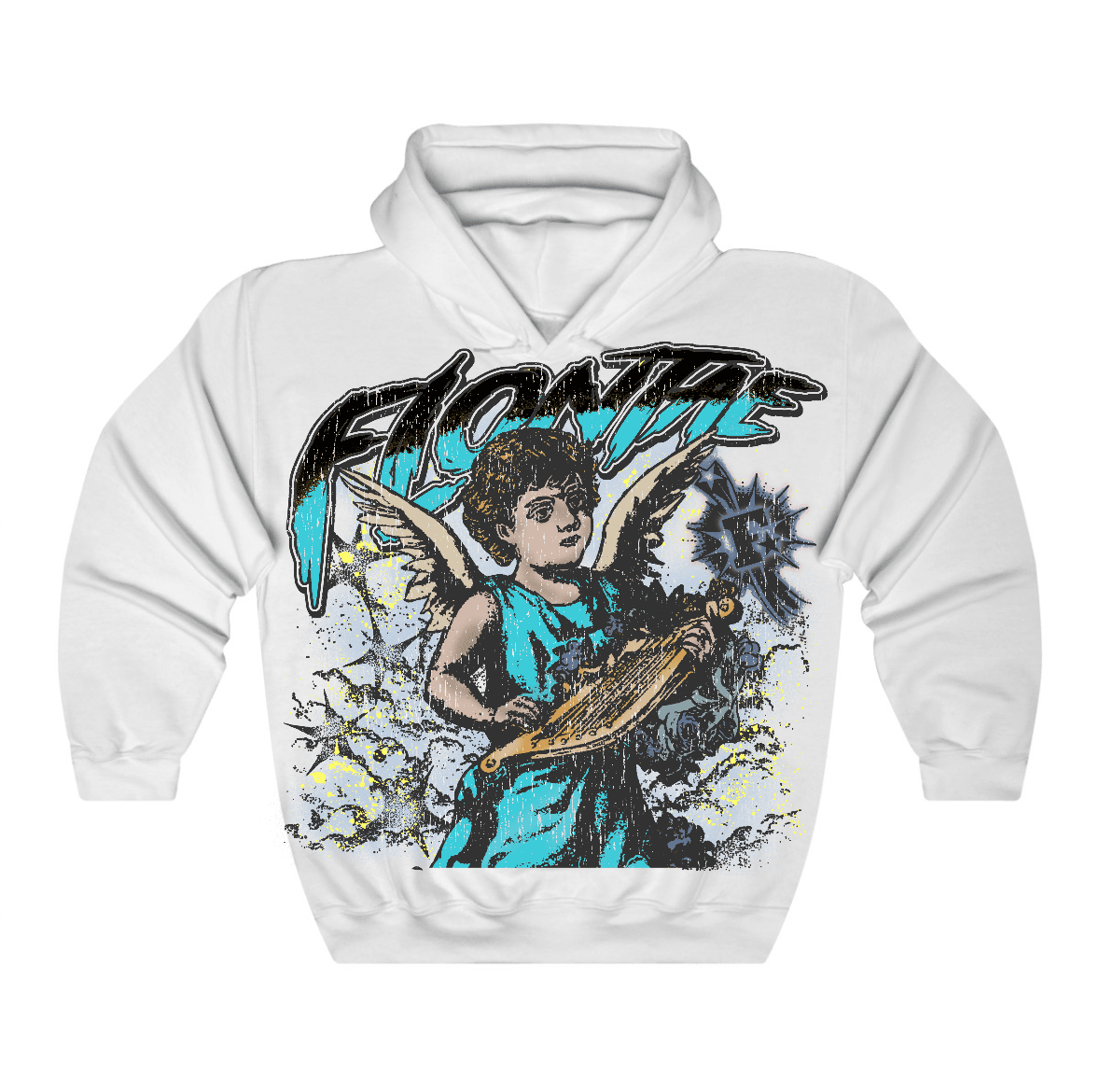 Gamma Blue 11s Flontae Hoodie Sky Sympathy Graphic