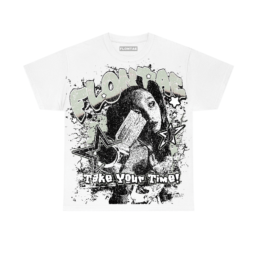 Seafoam 4s Flontae T-Shirt Be Patient Graphic