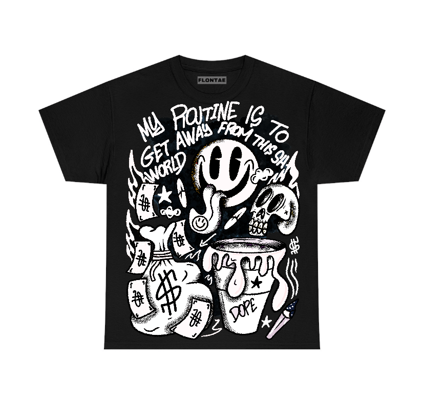 Black Cat 3s Flontae T-Shirt Nothing Else Graphic