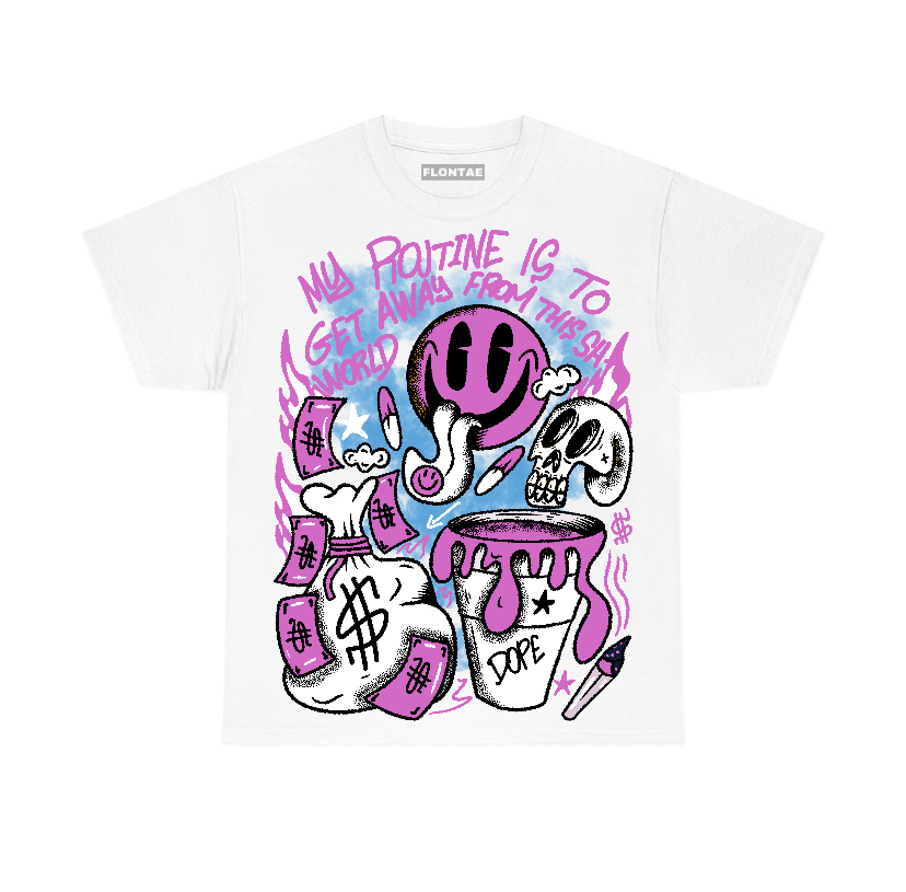 Hyper Violet 4s Flontae T-Shirt Stay Out Graphic