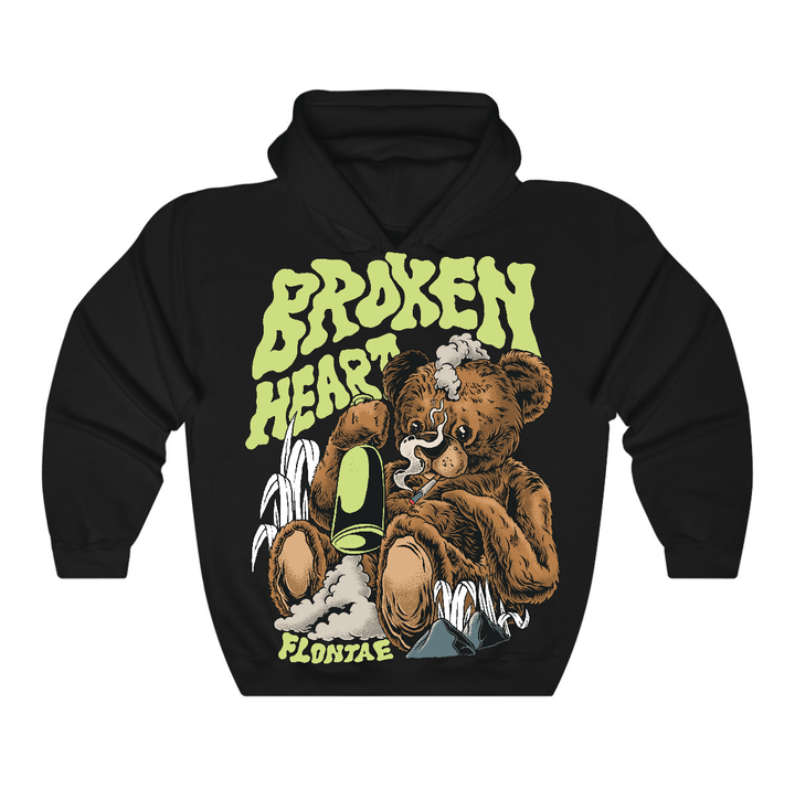 Inner Beast 11s Flontae Hoodie Broken Heart Graphic
