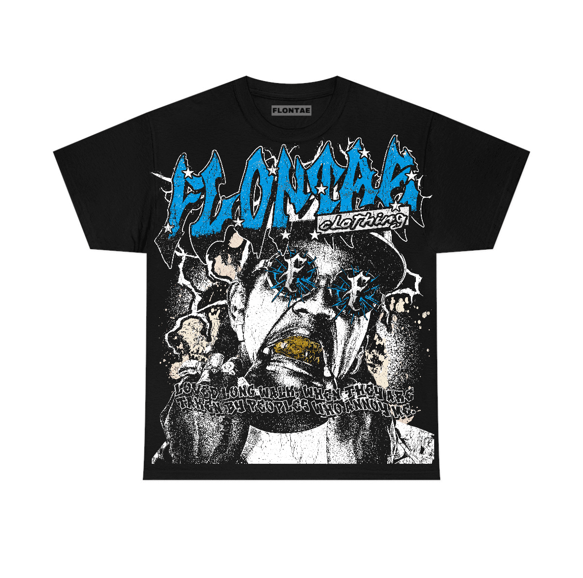 University Blue Reimagined 1s Flontae T-Shirt Annoy Graphic