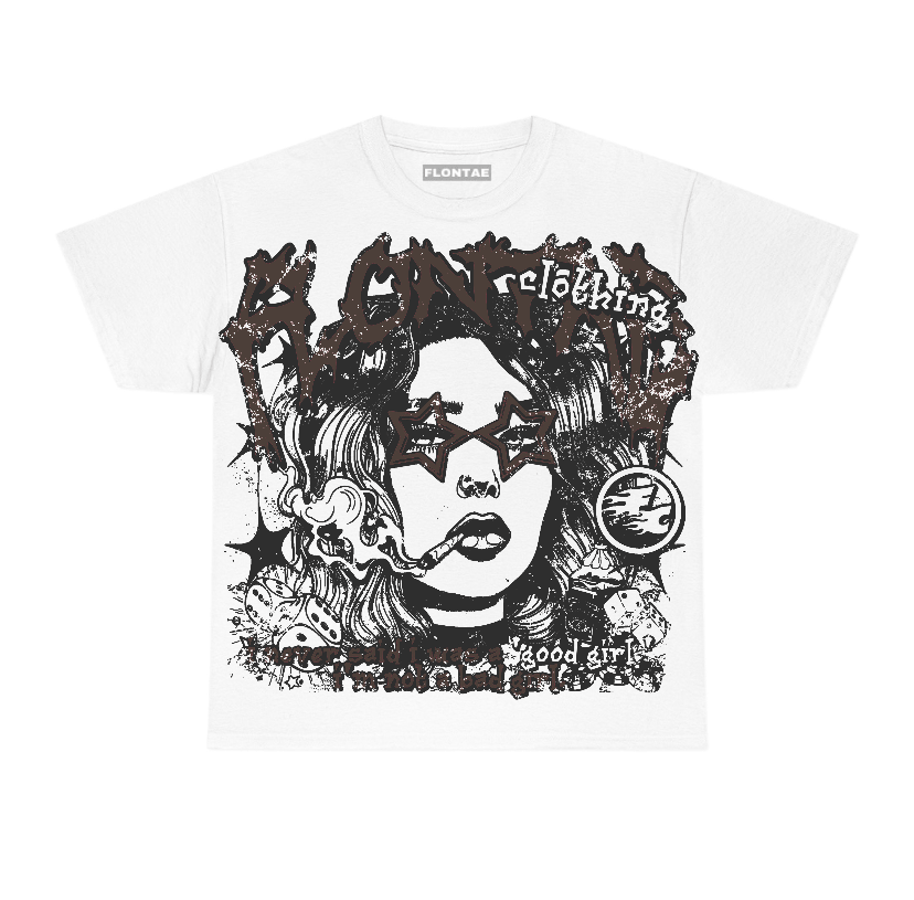 Baroque Brown 12s Flontae T-Shirt Keep Quiet Graphic