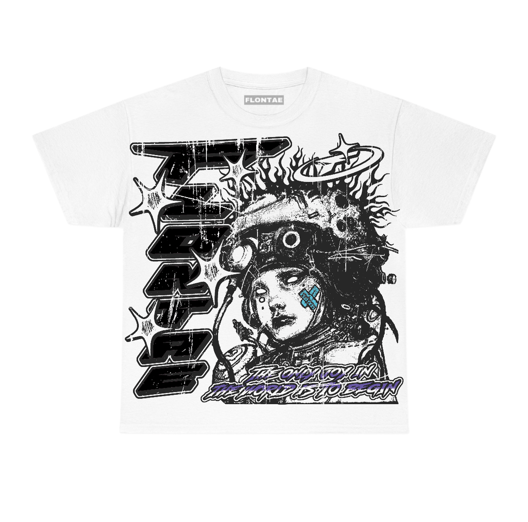 Aqua 8s Flontae T-Shirt Self Aware Graphic