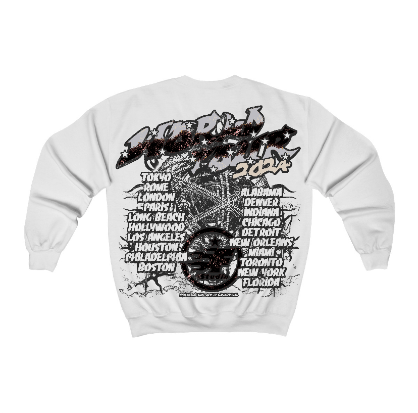 Reverse Metallic 5s Flontae Sweatshirt No Victory Graphic