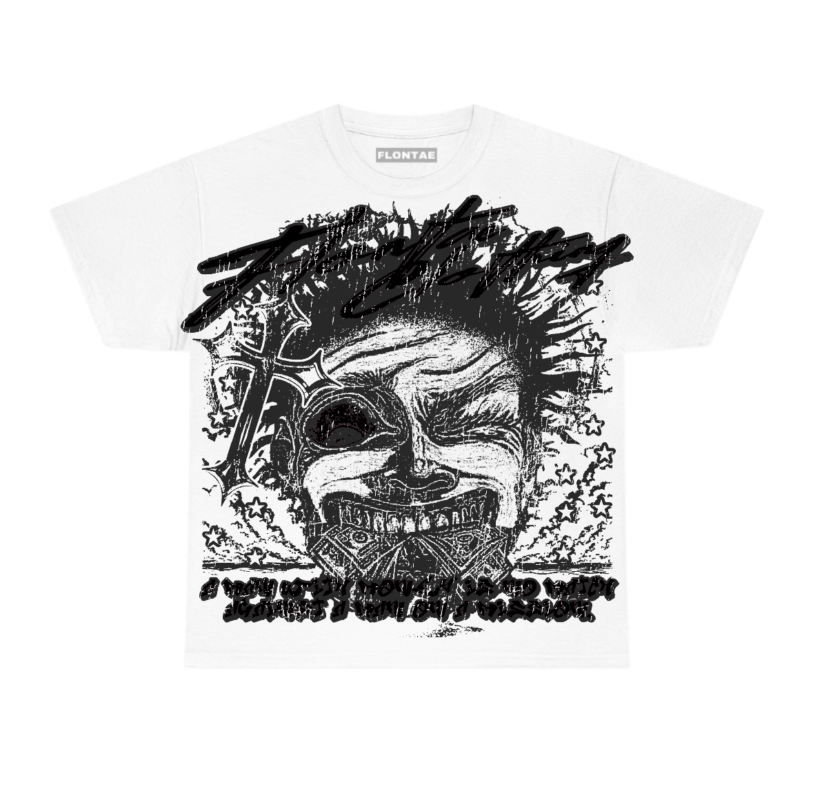 Black Cat 4s Flontae T-Shirt Nothing Else Graphic