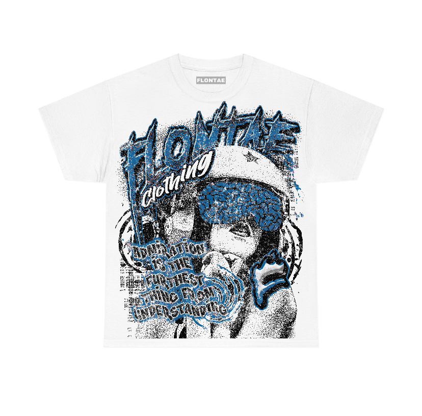 Military Blue 4s Flontae T-Shirt Understand Graphic