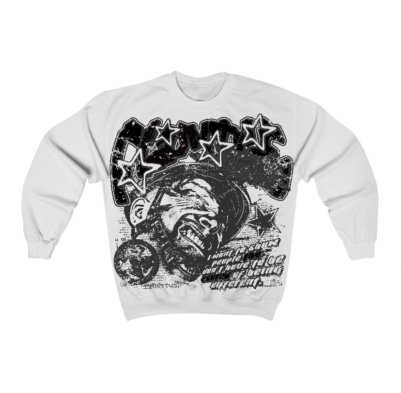 Black Cat 3s Flontae Crewneck Sweatshirt Be Unique Graphic