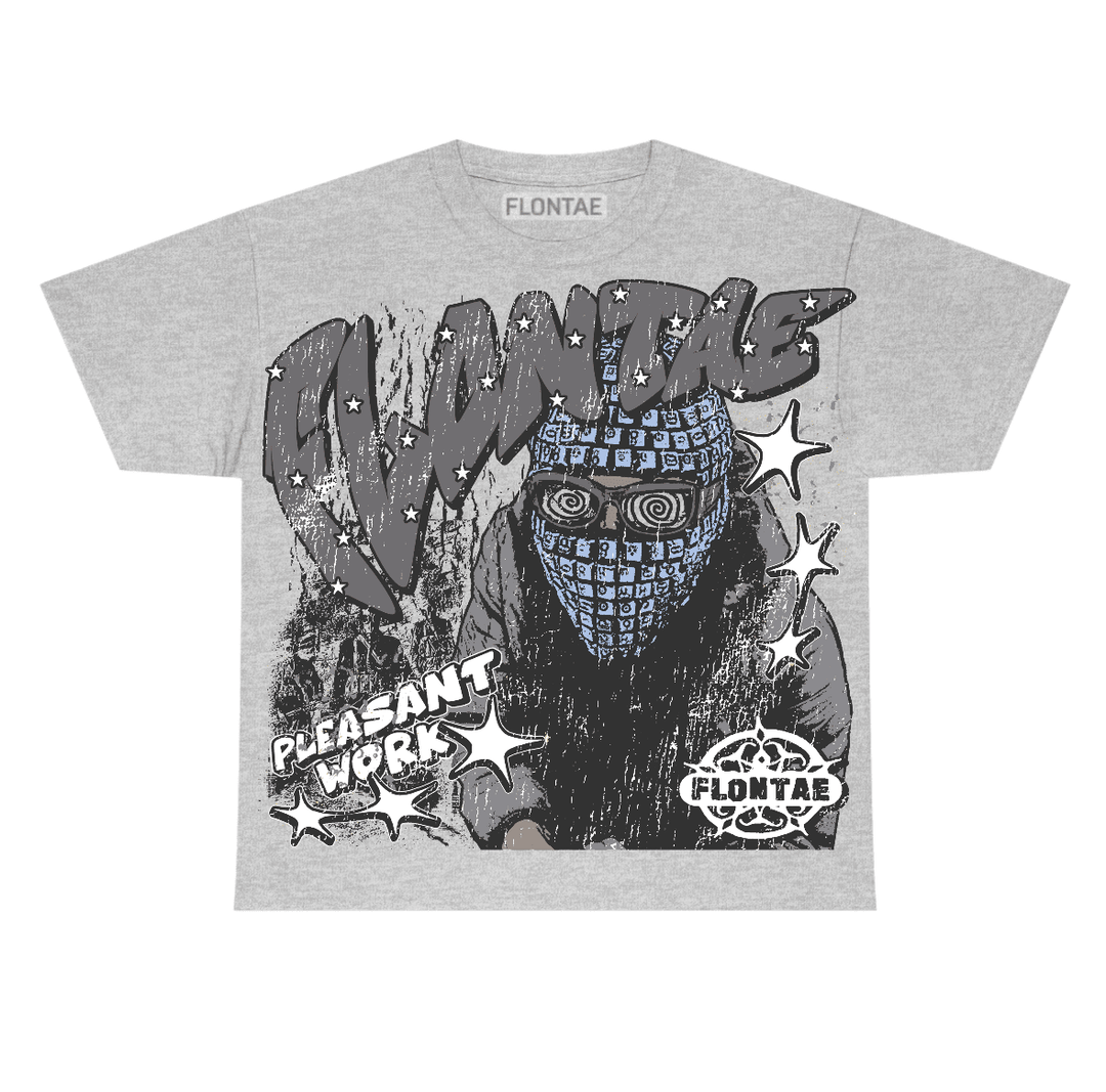 Wolf Grey 5s Flontae T-Shirt Pleasant Work Graphic