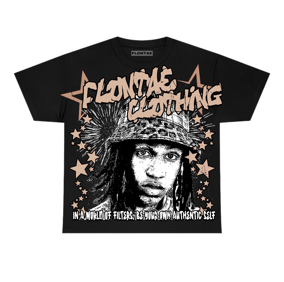 Cozy Girl 4s Flontae T-Shirt Be Yourself Graphic