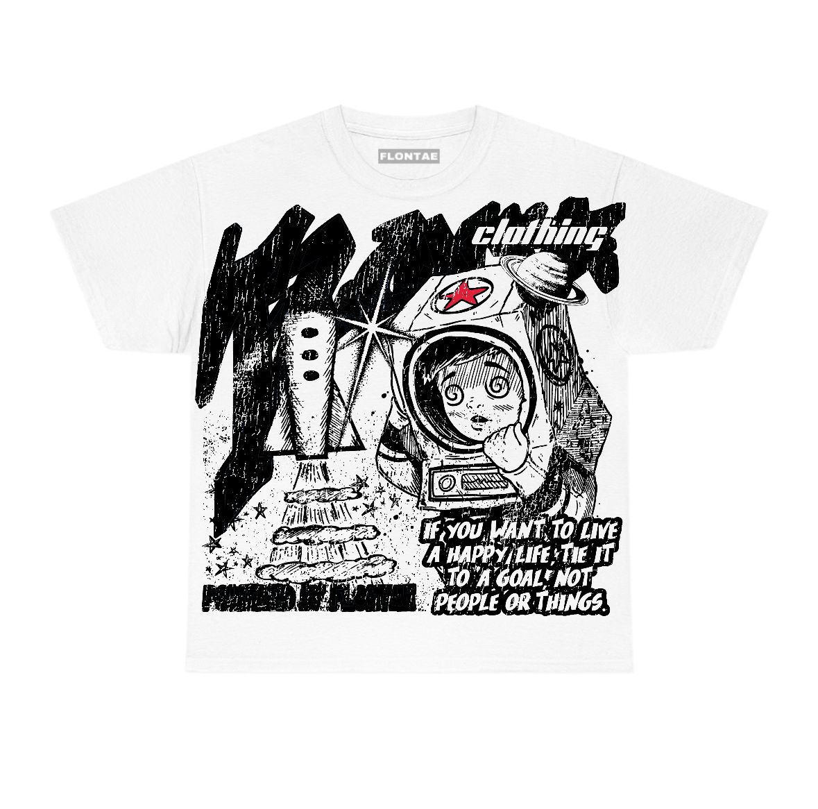 Reverse Infrared 6s Flontae T-Shirt Cosmic Aura Graphic