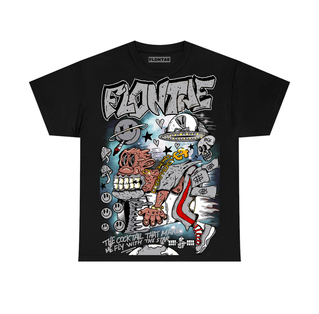 White Cement 4s Flontae T-Shirt I Believe Graphic