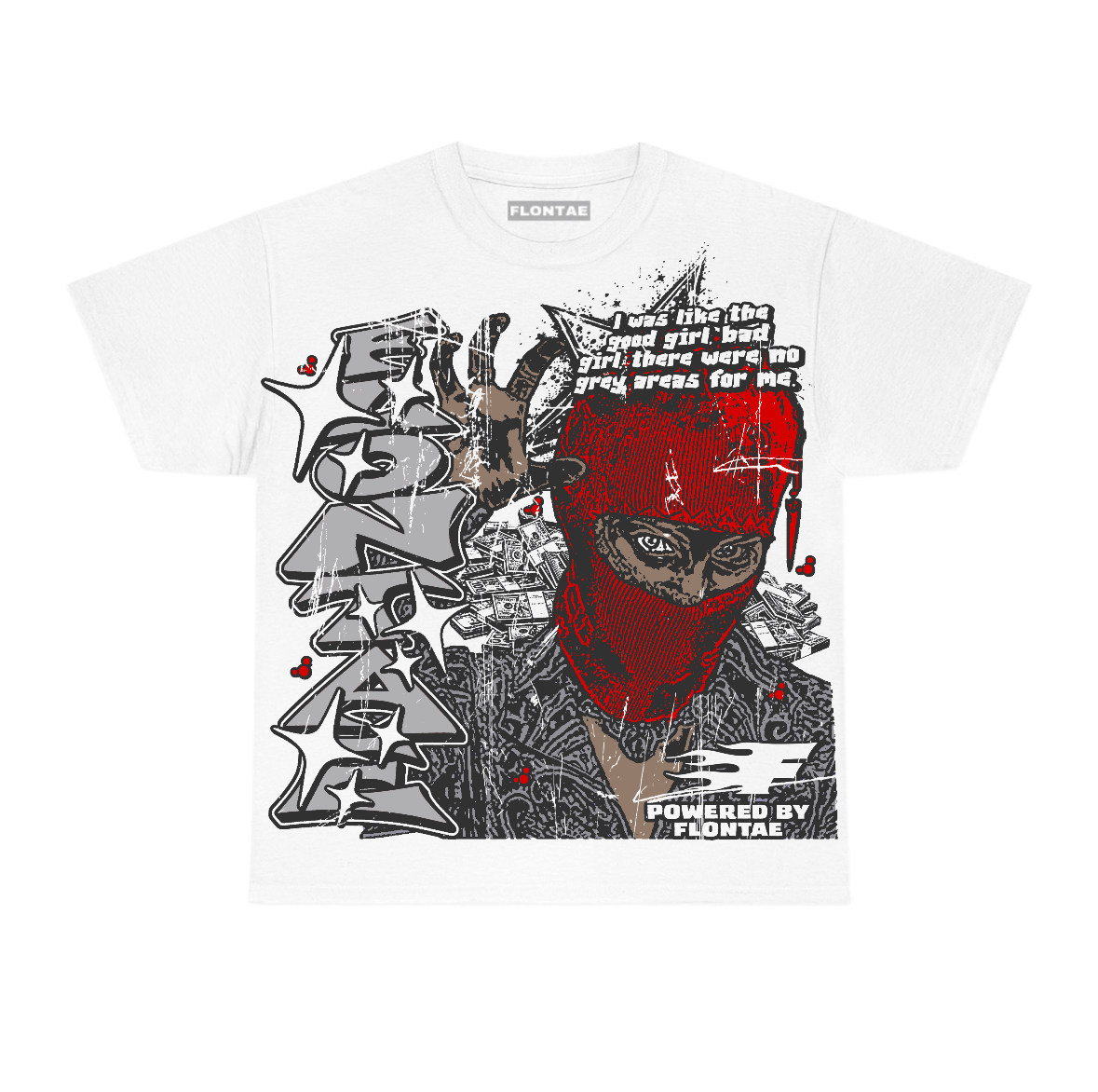 White Cement 4s Flontae T-Shirt Used To This Graphic