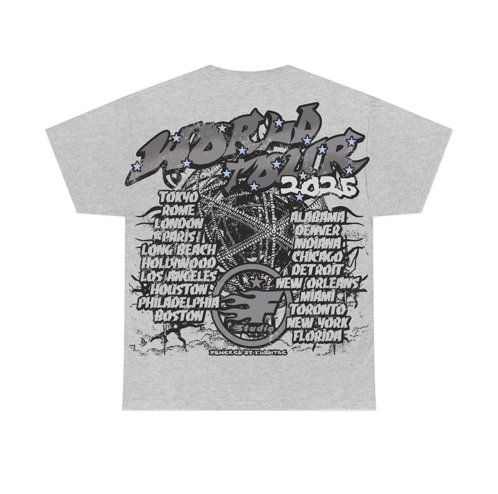 Wolf Grey 5s Flontae T-Shirt No Victory Graphic