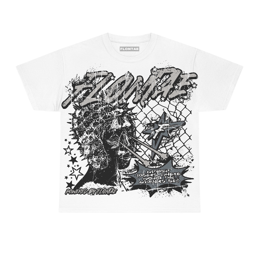White Cement 4s Flontae T-Shirt Self Aware Graphic