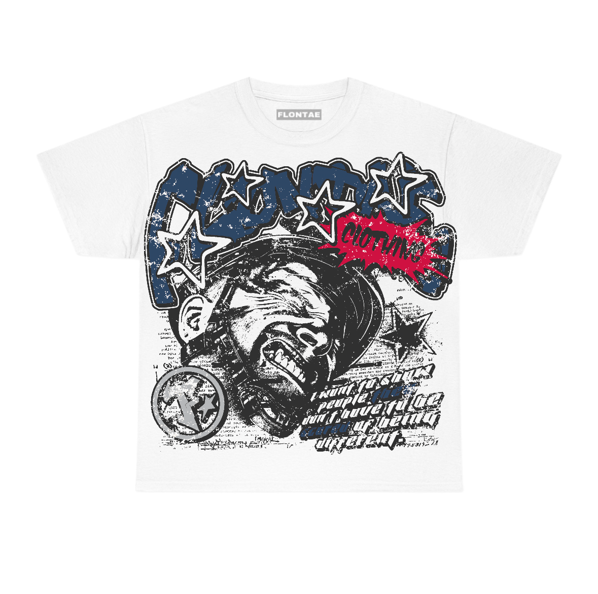 French Blue 12s Flontae T-Shirt Be Unique Graphic