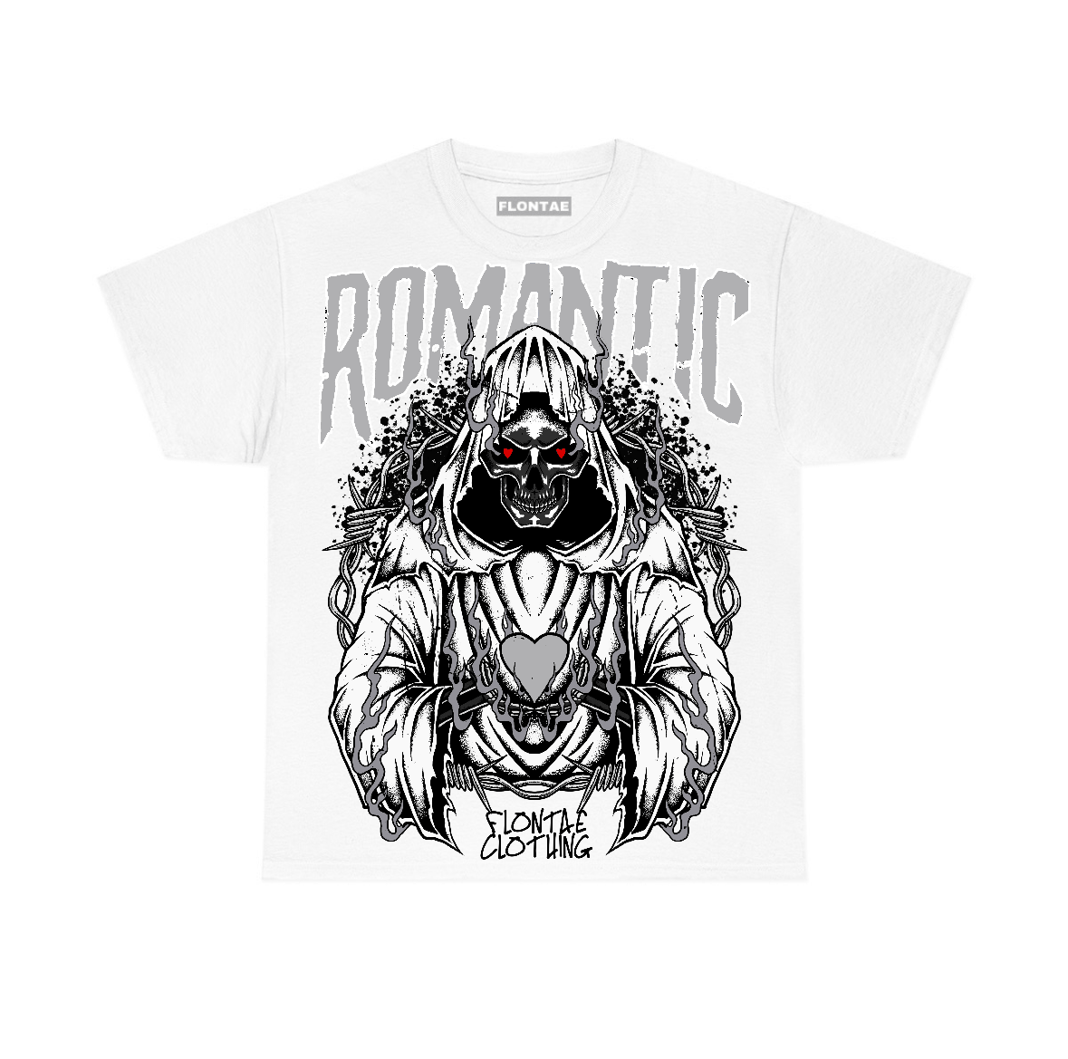 White Cement 4s Flontae T-Shirt Just Love Graphic