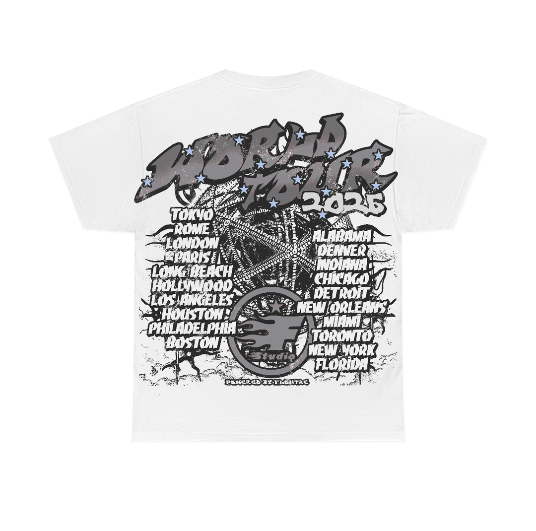 Wolf Grey 5s Flontae T-Shirt No Victory Graphic