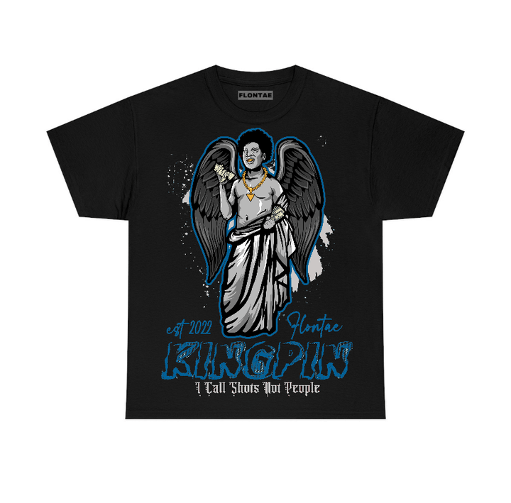 Military Blue 4s Flontae T-Shirt Making Moves Graphic