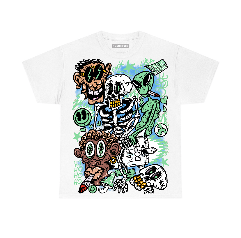 Green Glow 1s Flontae T-Shirt Friends Graphic