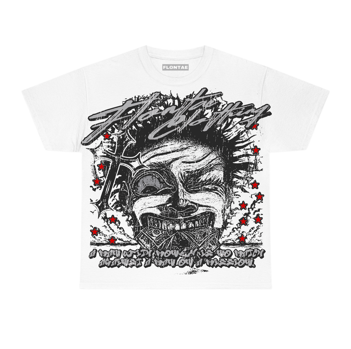 White Cement 4s Flontae T-Shirt Nothing Else Graphic