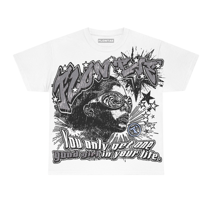 Wolf Grey 5s Flontae T-Shirt Good Girl Graphic