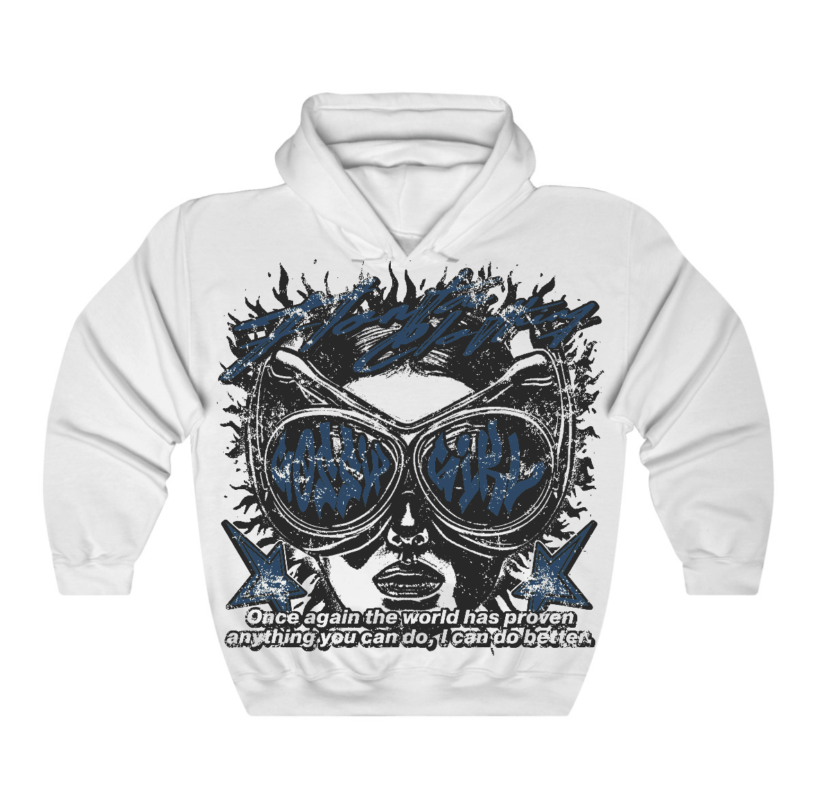 French Blue 12s Flontae Hoodie Be Better Graphic