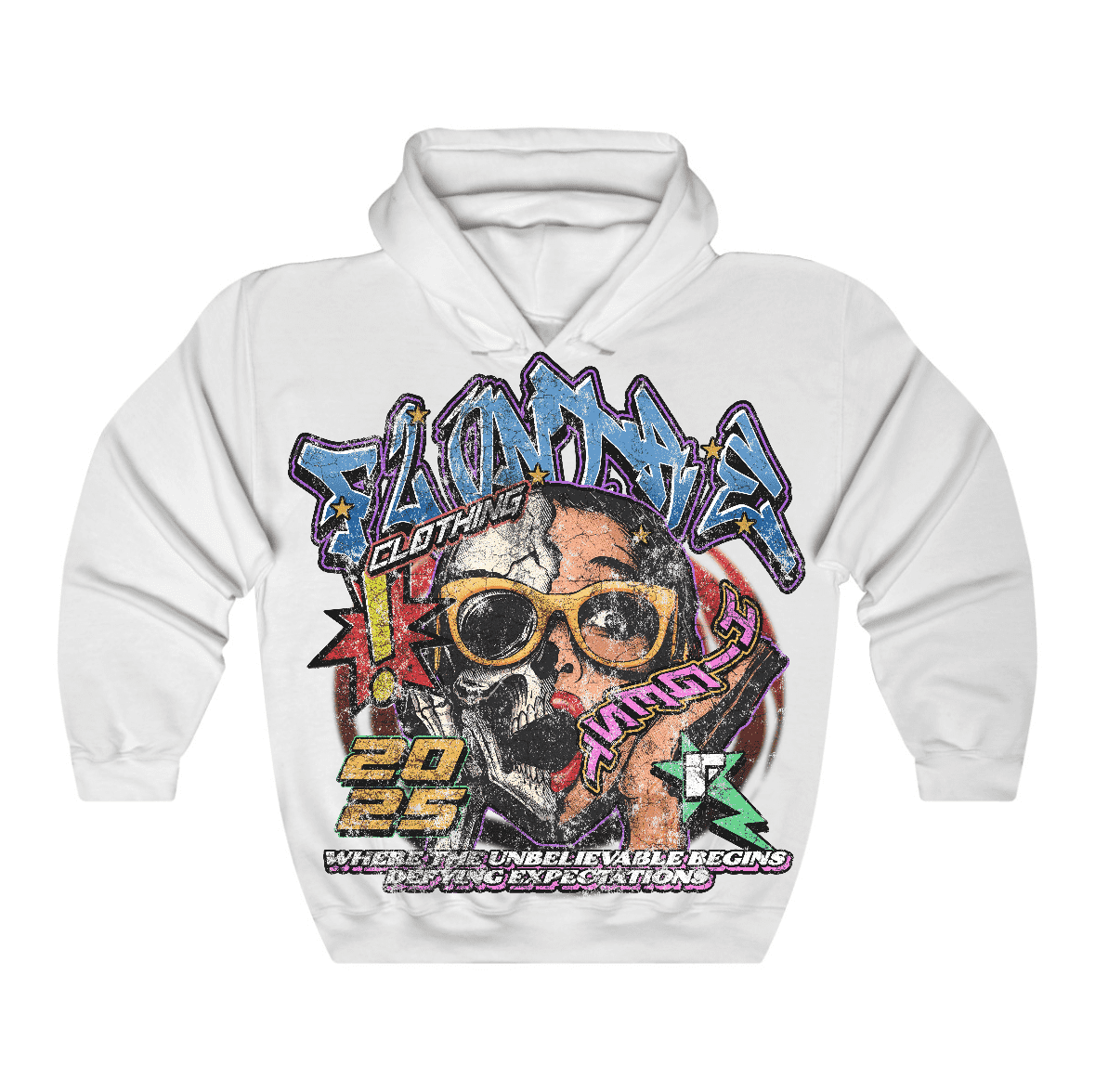 Flontae Hoodie Just Forget It Graphic