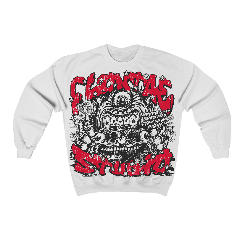 85 Bred 1s Flontae Crewneck Sweatshirt Seems Fair Graphic
