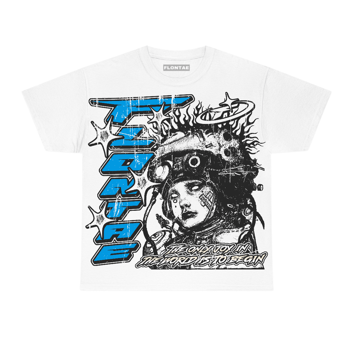 University Blue Reimagined 1s Flontae T-Shirt Self Aware Graphic