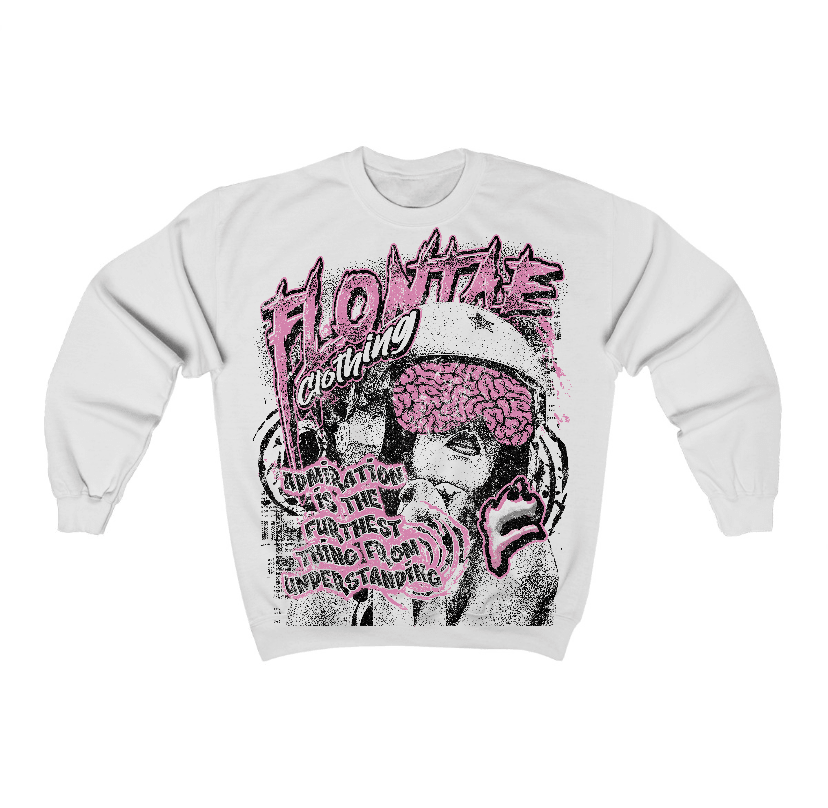 Orchid 4s Flontae Crewneck Sweatshirt Understand Graphic